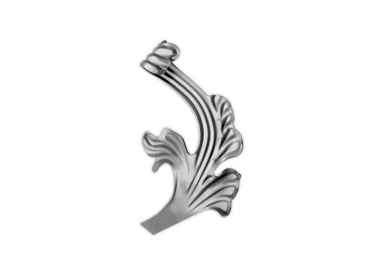 Кований декоративний елемент лист 73433700