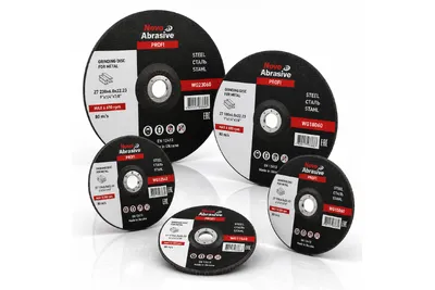 Диск шлифовальный по металлу NovoAbrasive Profi 125*8.0 7WG2712580 Упаковка 10 шт.